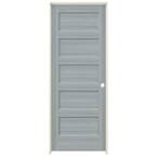 30 in. x 80 in. Conmore Stone Stain Smooth Hollow Core Molded Composite Single Prehung Interior Door