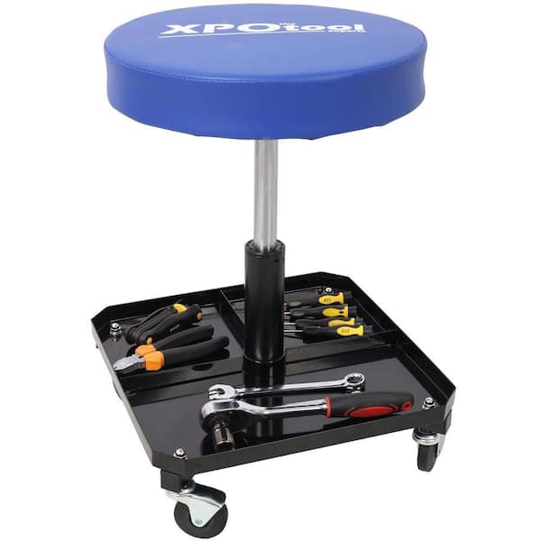 Damodpoy 250 lb. Capacity Blue Steel Adjustable Garage Mechanics