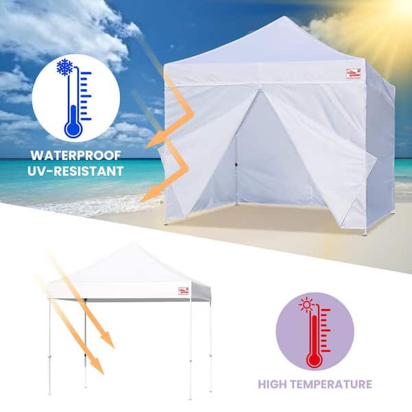 Tradesparker Series 10 ft. x 10 ft. Blue Pop-up Canopy Tent