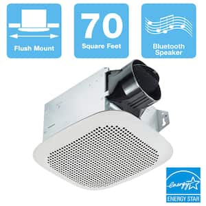 Integrity Series 70 CFM Ceiling Bathroom Exhaust Fan with Bluetooth Speaker, Energy Star