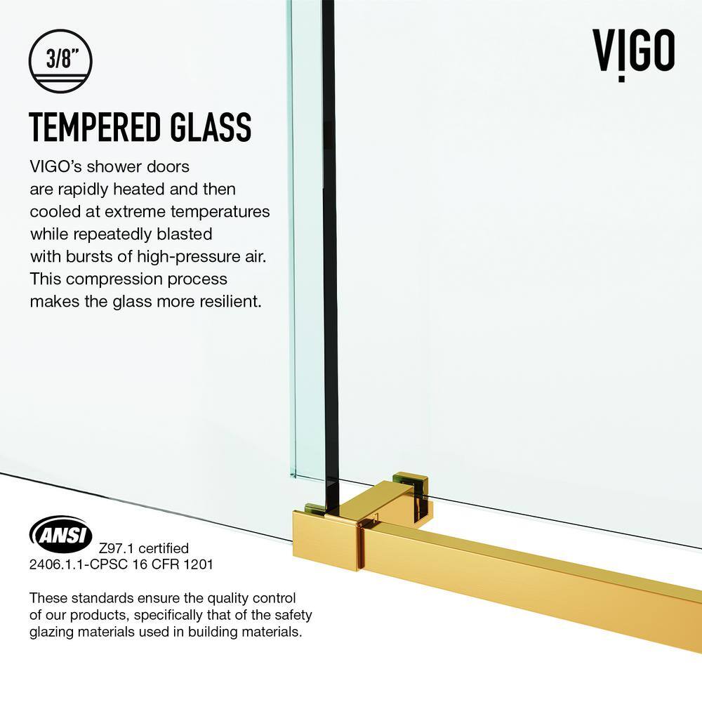 Elan E-Class 48" W x 36" D Frameless Clear Glass Sliding Shower Enclosure
