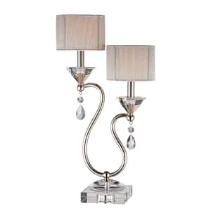 Rockingham 23.5 in. Polished Nickel Table Lamp