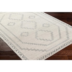 Alpharetta Medium Gray Tribal 8 ft. x 10 ft. Indoor Area Rug