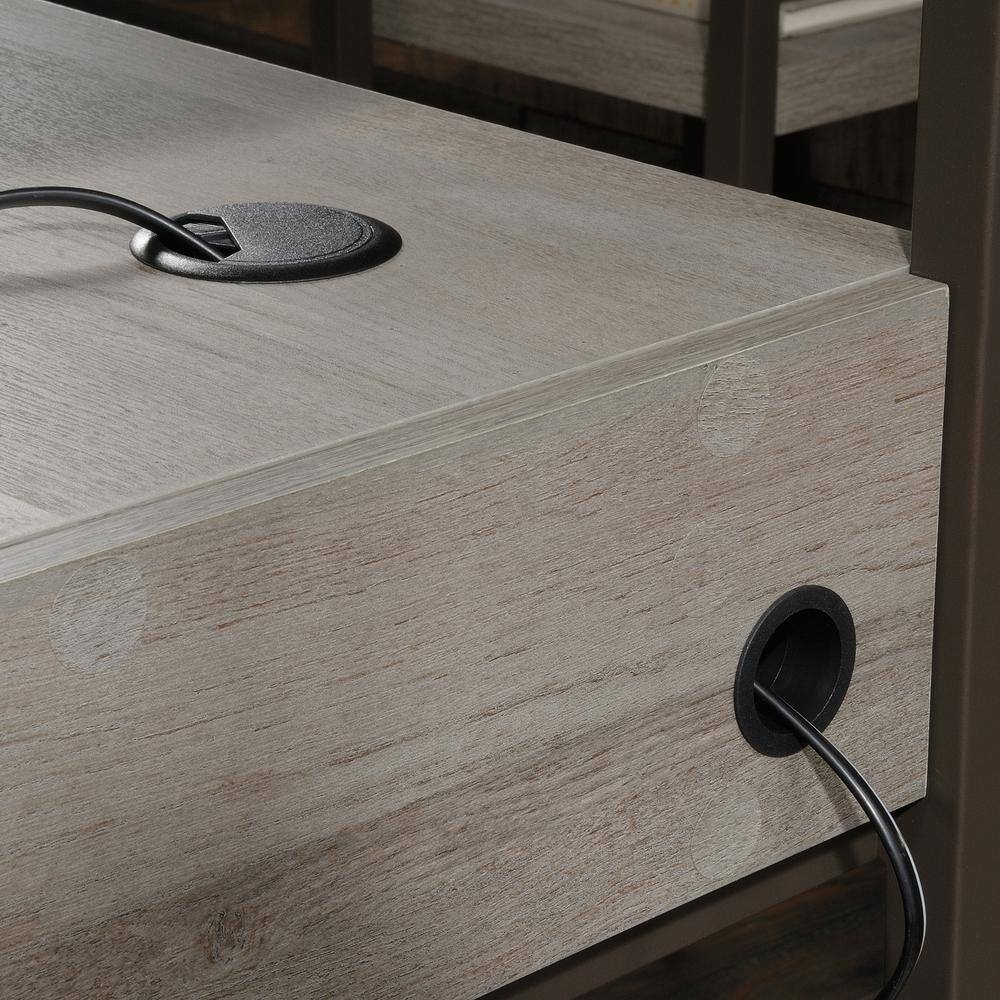 Mystic Oak® L-Shaped Corner Computer Desk with Drawer