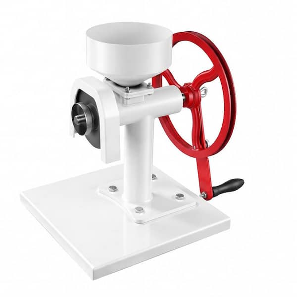 Manual Grain Mill with Flywheel, Hand-Crank Corn Grinder, Heavy-Duty Carbon Steel Wheat Grinding Mill, 0.53 gal. Hopper