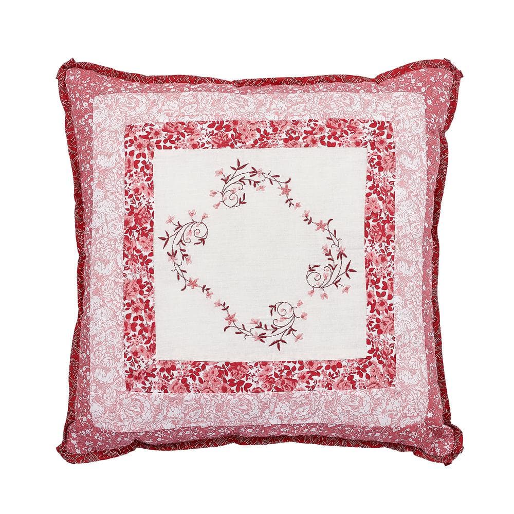 16x16 Orara Studio Christmas Tree Square Throw Pillow Pink/White - Deny  Designs