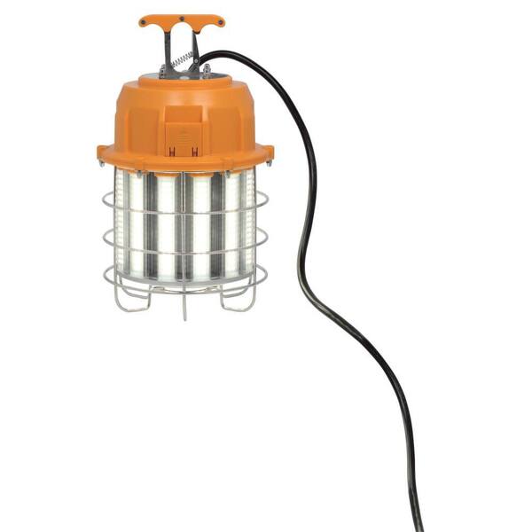 Orange Finish with Chrome Cage LED Indoor High Lumen Plug-in Work Light Westinghouse Lighting 6549200 100-Watt 1000-Watt Equivalent 
