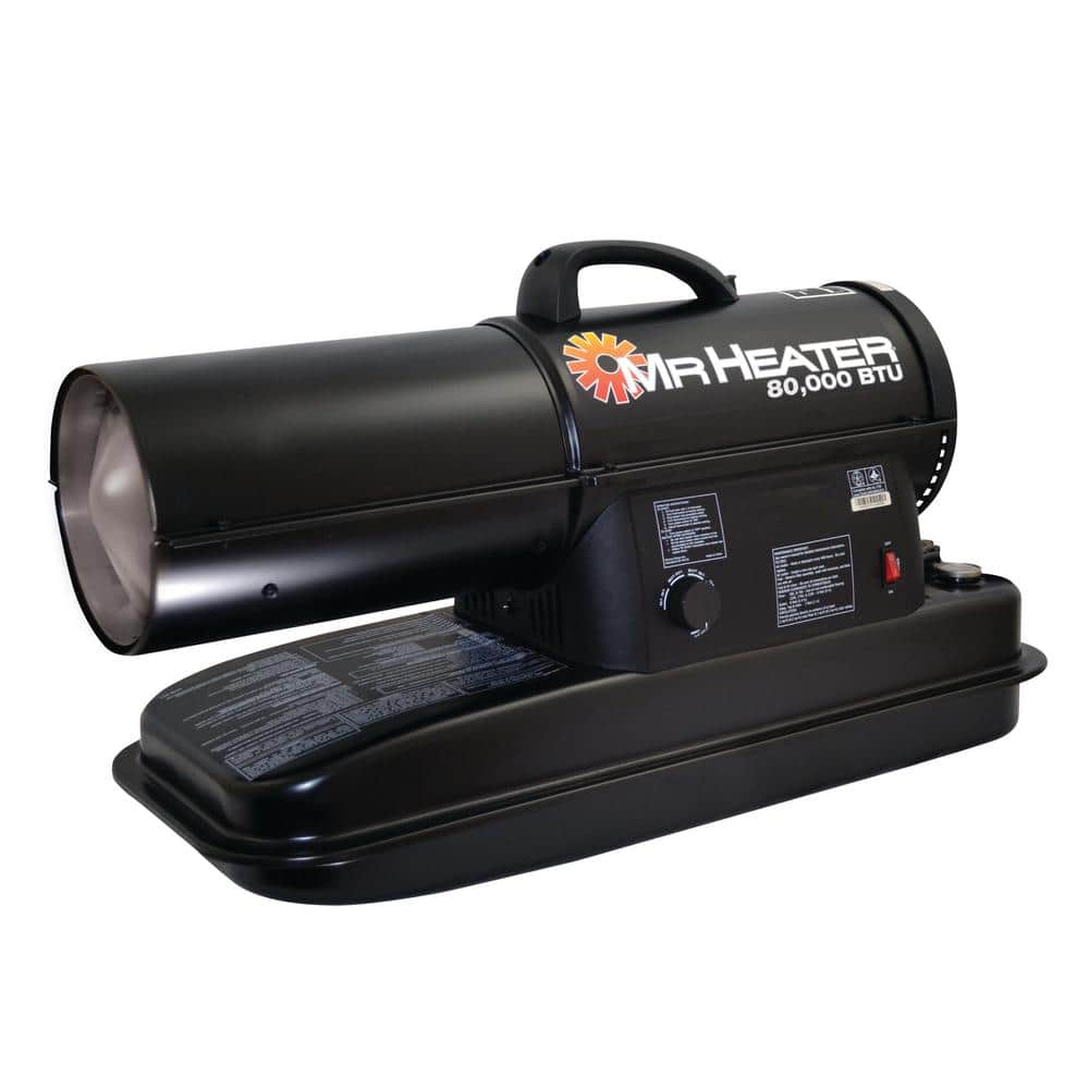 Mr. Heater 80,000 BTU Forced Air Kerosene Torpedo Space Heater