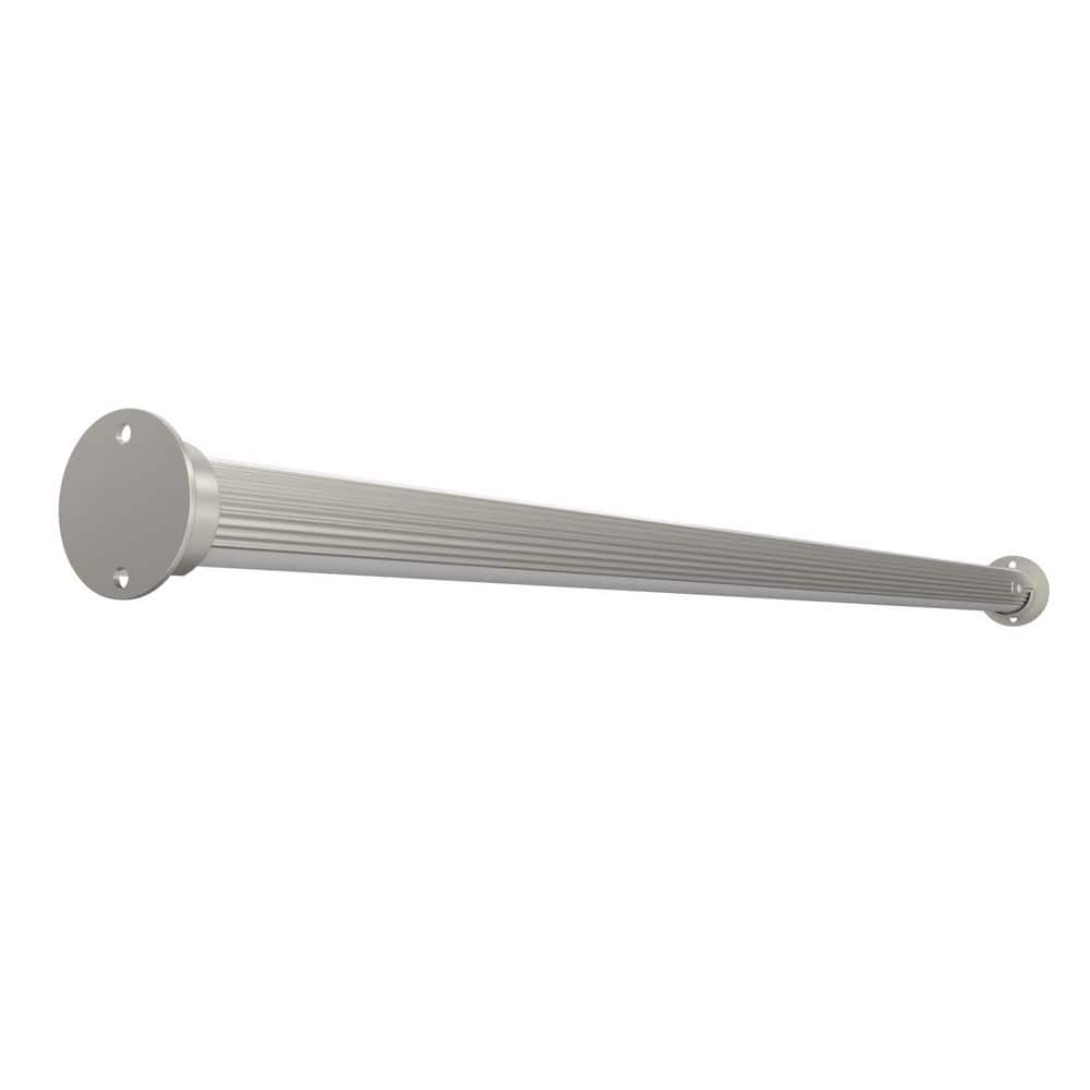 33 in. Satin Aluminum Round Clothes Hanging Closet Rod with Motion Sensor Lighting [Power Supply Sold Separate] price history on PriceWatchPro