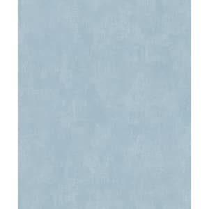 Distressed Plaster Effect Turquoise Metallic Finish Vinyl on Non-Woven Non-Pasted Wallpaper Roll
