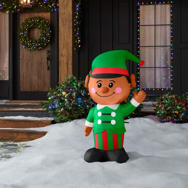 3.5 ft LED Elf Airblown Inflatable