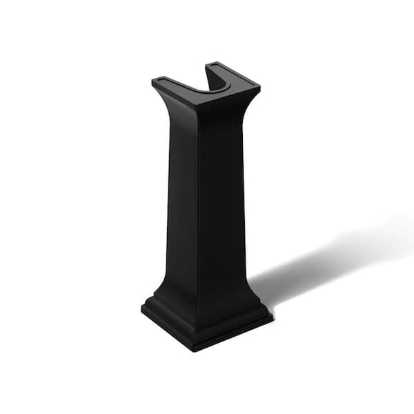 Memoirs Vitreous China Pedestal in Black Black