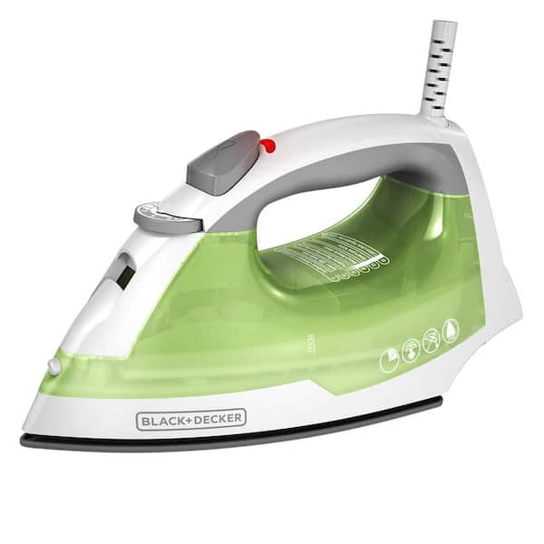 BLACK+DECKER Easy Steam Nonstick Compact Iron in Lime Green