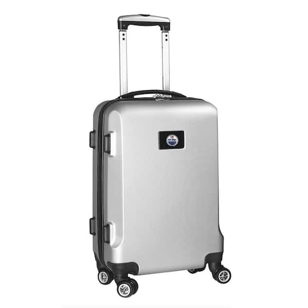 Denco NHL Edmonton Oilers Silver 21 in. Carry-On Hardcase Spinner Suitcase