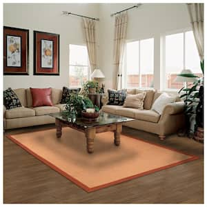 Classic Jute Rust 8 ft. x 10 ft. Natural Indoor Area Rug