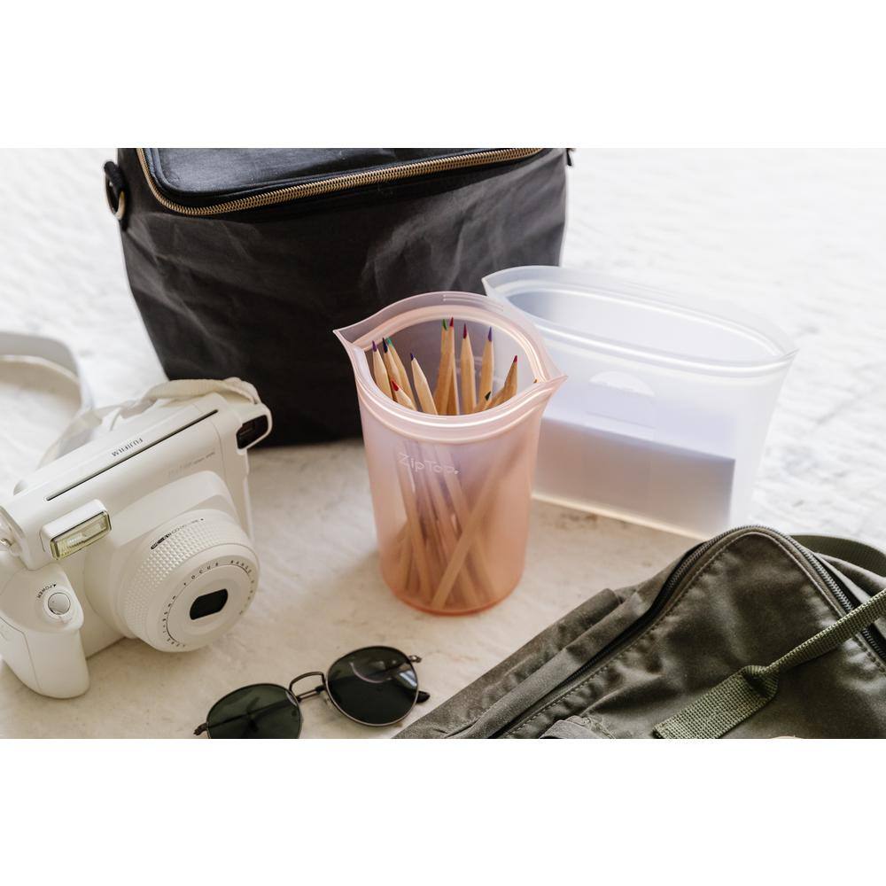 Gray BPA-Free Silicone Reusable Food Storage Container Set