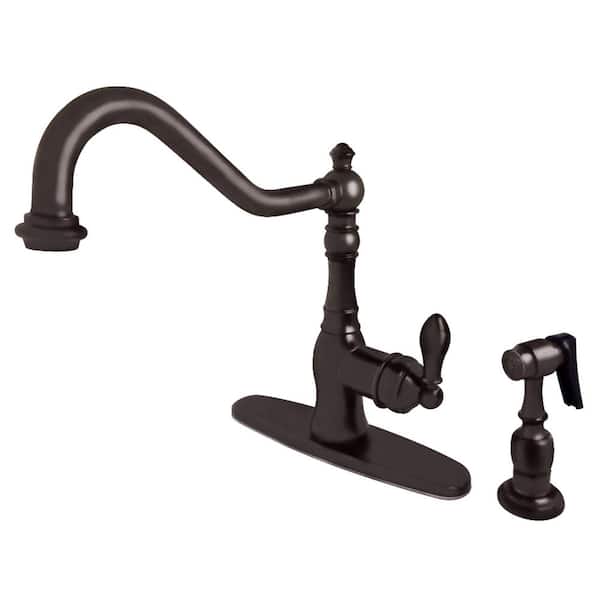 American Classic 1-Handle Kitchen Faucet in Oil Rubbed Bronze