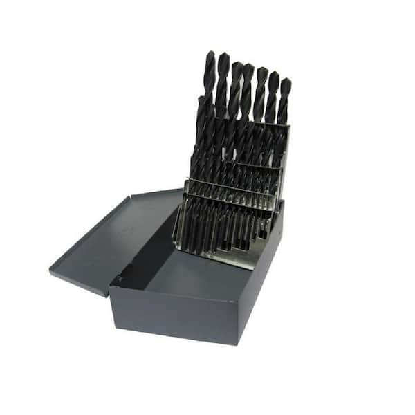 Drill America High Speed Steel Black Oxide Drill Bit Set (26-Pieces) D ...