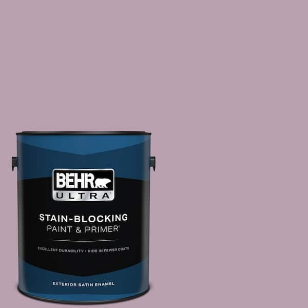 BEHR ULTRA 1 gal. #S110-4 Highland Thistle Satin Enamel Exterior Paint & Primer