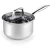 Cook N Home 3 qt. Stainless Steel Sauce Pan with Glass Lid 02608 - The ...
