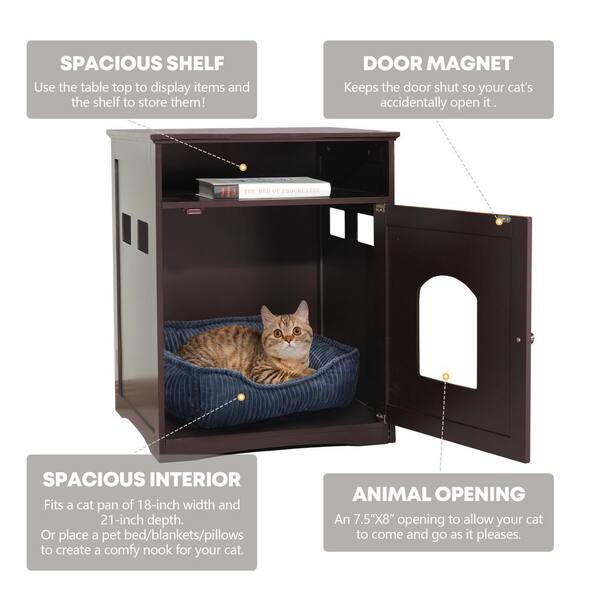 inclosed litter box