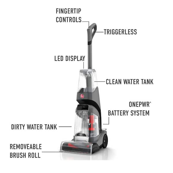 HOOVER ONEPWR SmartWash Cordless Upright Carpet Cleaner BH50700V
