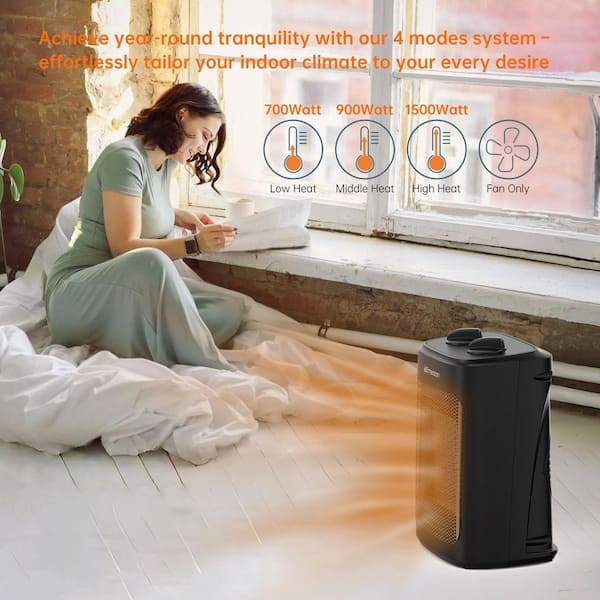 VALOR バーラー 410 RADIANT HEATER ストーブ Emerson 1500-Watt Ceramic Electric Space Heater with Thermostat