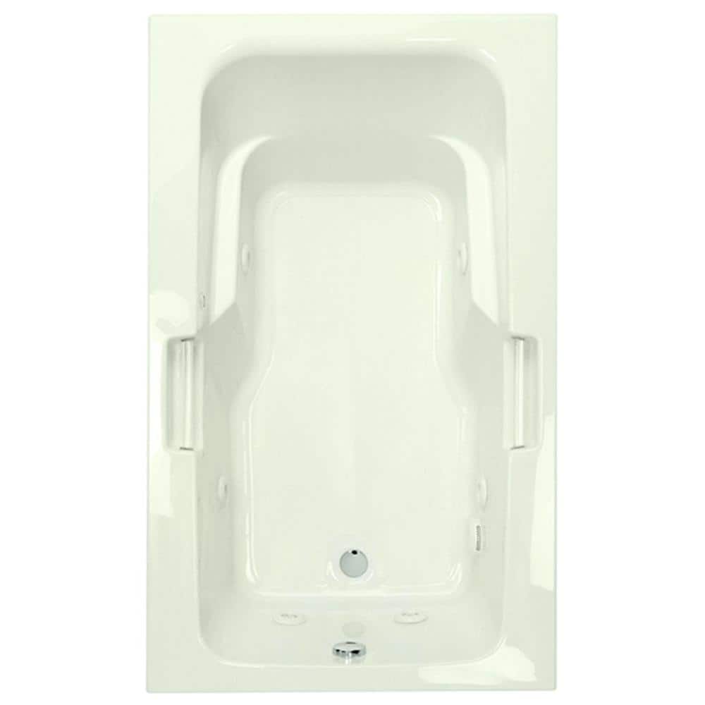 Montrose 60 in. x 36 in. Acrylic Drop-In Whirlpool Reversible Drain Rectang