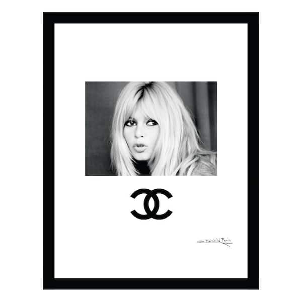 VENICE BEACH Collections Brigitte Bardot Designer Fashion by Fairchild Paris Framed Graphic Print People Poster Art Print 18 in. x 14 in.