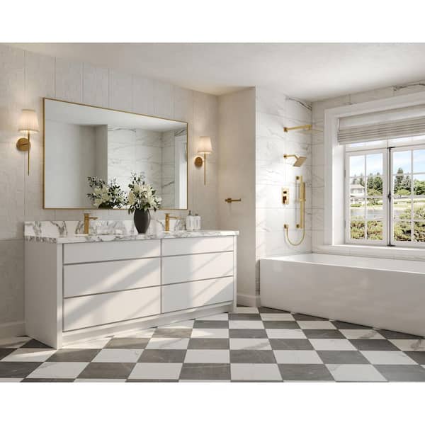 Reviews for GRANDJOY 3 in. 1 Square, Showers with Valve 3-Spray