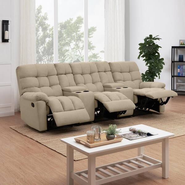 3 seater sofa with 2 reclining seats