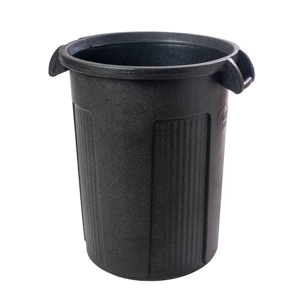Toter 44 Gal. Gray Round Trash Can