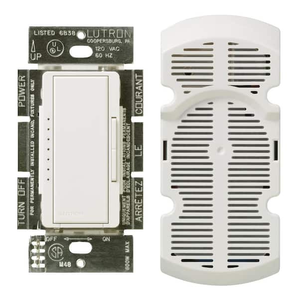 Lutron Maestro 1-Amp Multi-Location 7-Speed Fan Control, White