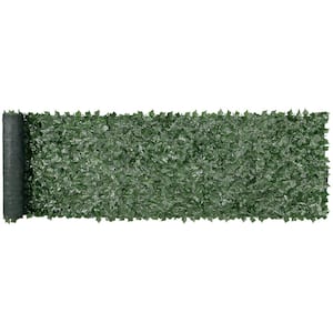 39 x 158 in. Artificial Ivy Privacy Fence Garden Fence Screen Greenery Mesh Backed with Reinforced Joints Hedges Plastic