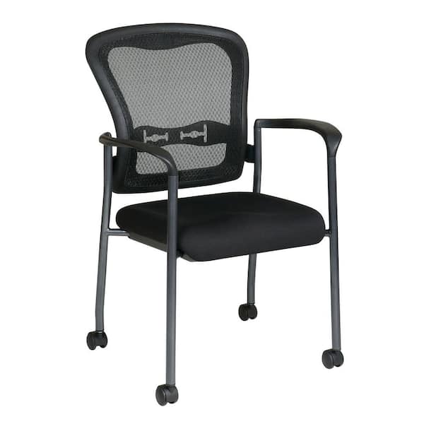 Office Star Products Coal FreeFlex Rolling Visitor Office Chair