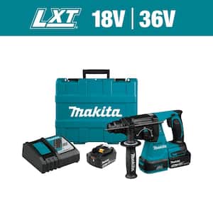 18V LXT Lithium-Ion 1 in. Brushless Cordless SDS-Plus Concrete/Masonry Rotary Hammer Drill with (2) Batteries 5.0Ah