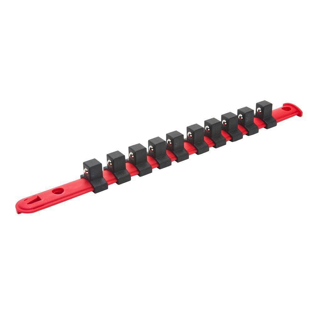1/2 in. Drive Socket Rail (10-Sockets)