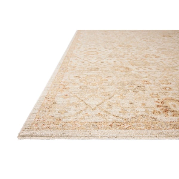Chris Love Julia Palma Natural/Spice 7 ft. 10 in. x 10 ft. Traditional Area Rug