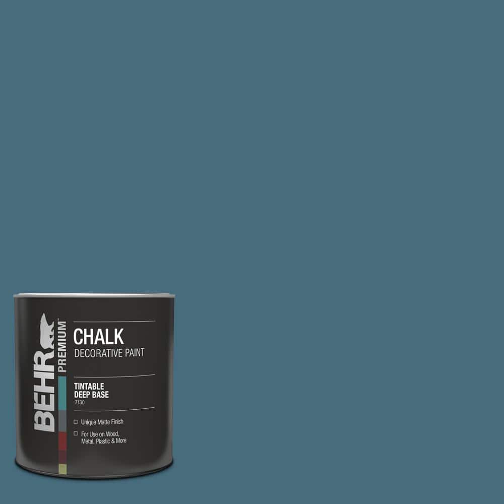 1 qt. #S480-6 Poseidon Interior Chalk Finish Paint