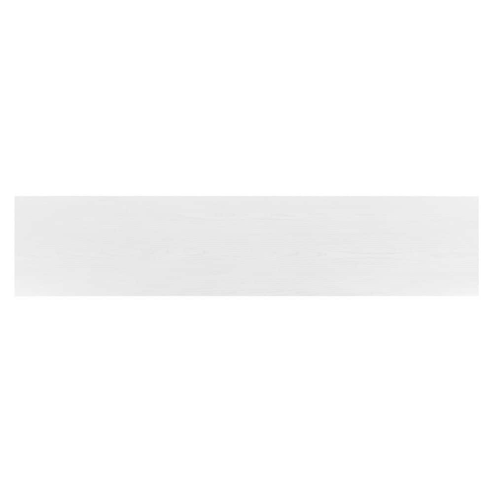 Hanson 70" White Transitional TV Stand with Textured Cabinet Doors