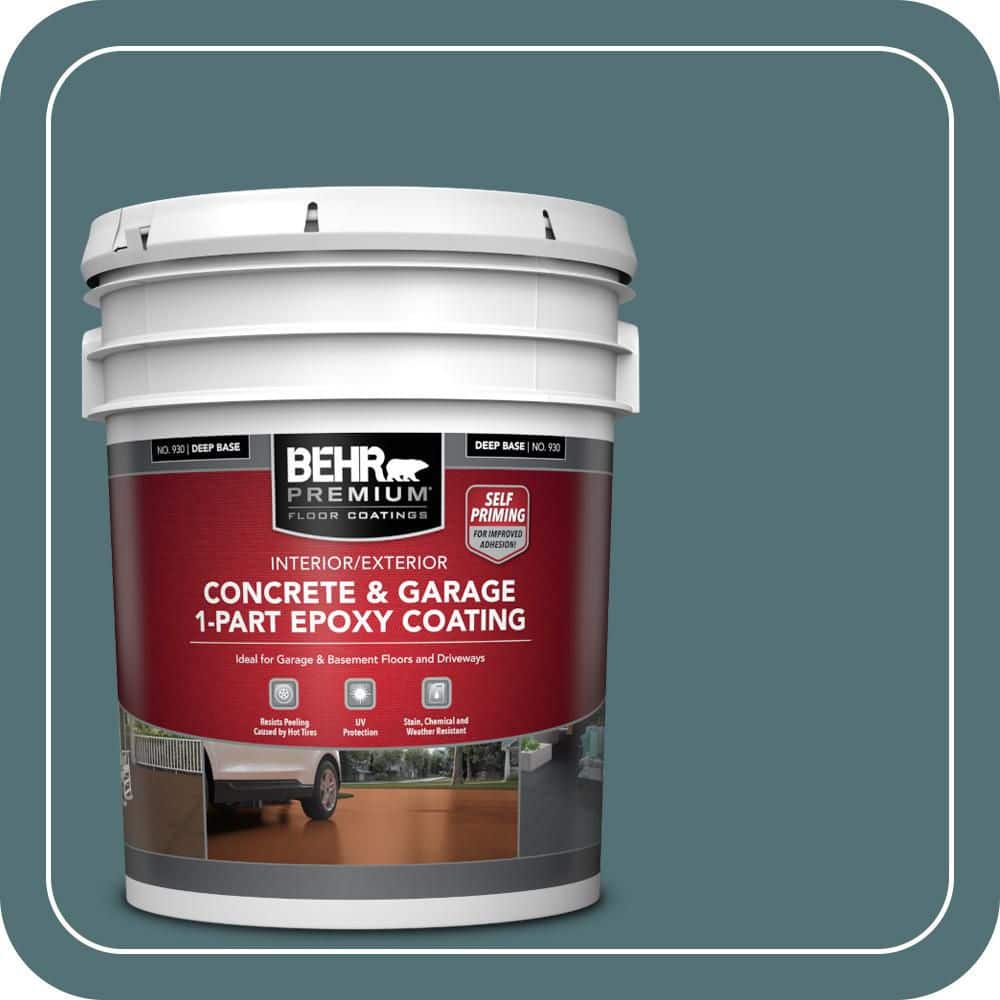 5 gal. #HDC-CL-22 Sophisticated Teal Self-Priming 1-Part Epoxy Satin Interior/Exterior Concrete and Garage Floor Paint price history on PriceWatchPro