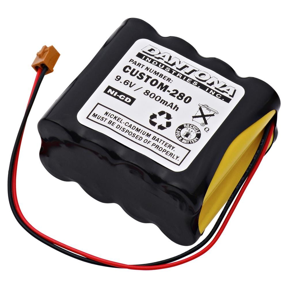 9.6V NICAD 800mAh Time Clock Battery AJR-111000