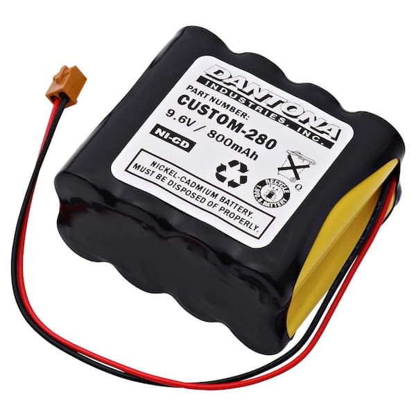 9.6V NICAD 800mAh Time Clock Battery AJR-111000