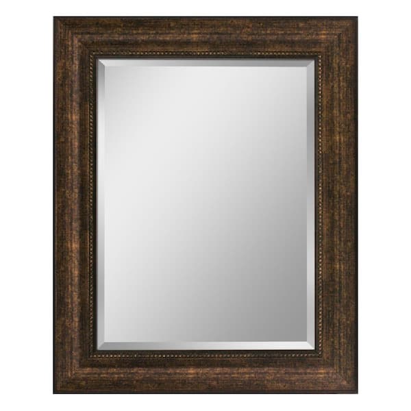 29 in. x 35 in. Beaded Mirror in Bronze 29 in. x 35 in. Beaded Mirror in Bronze