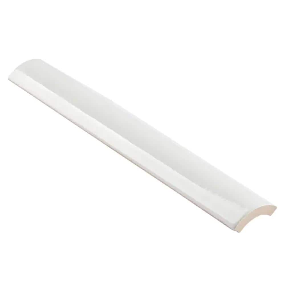 White Polished Porcelain Rectangular Wall Tile