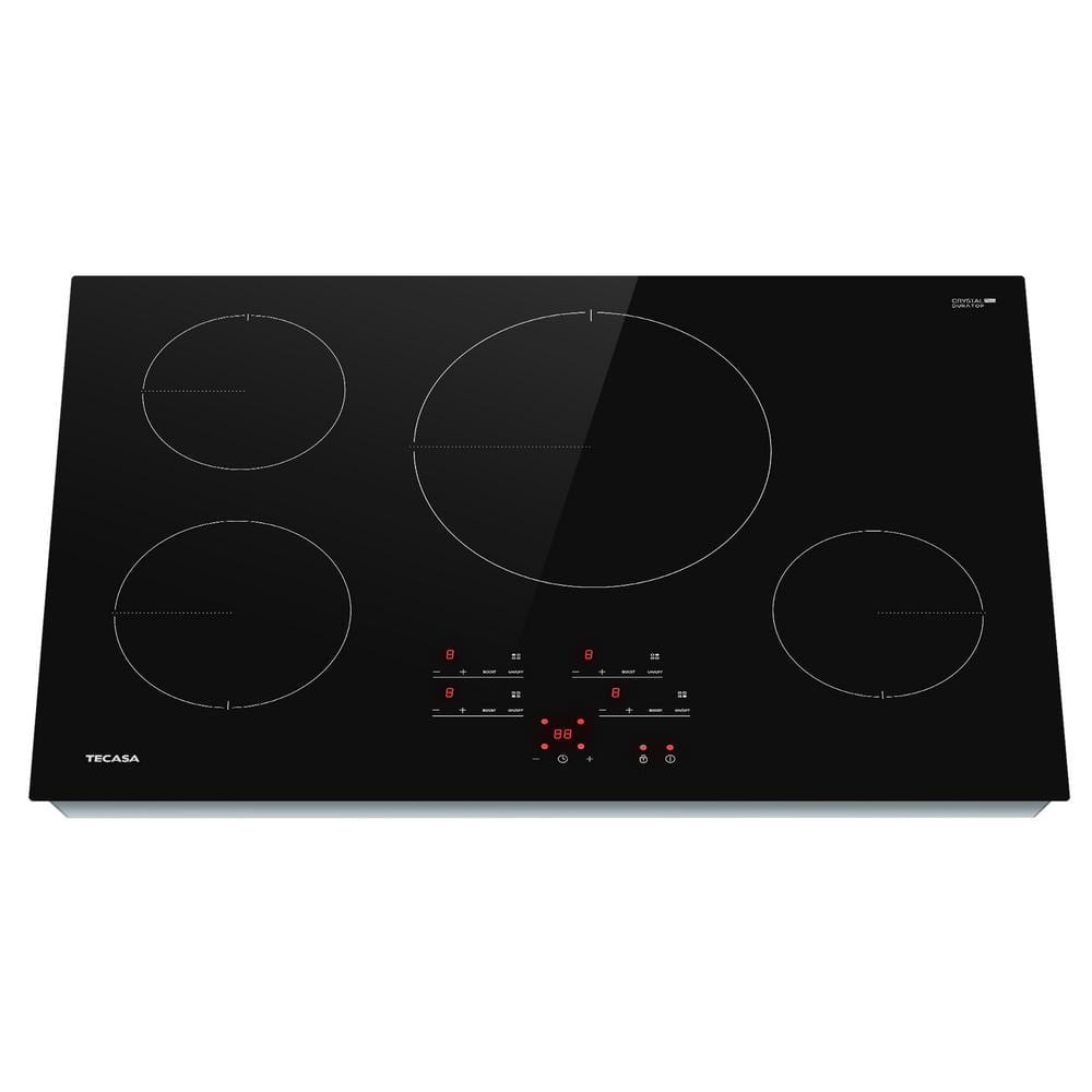 30 in. 4-Elements Glass Top Induction Cooktop in Black with Boost Function and Touch Control