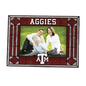 4 in. x 6 in. Texas Gloss Multi Color Art Glass Picture Frame