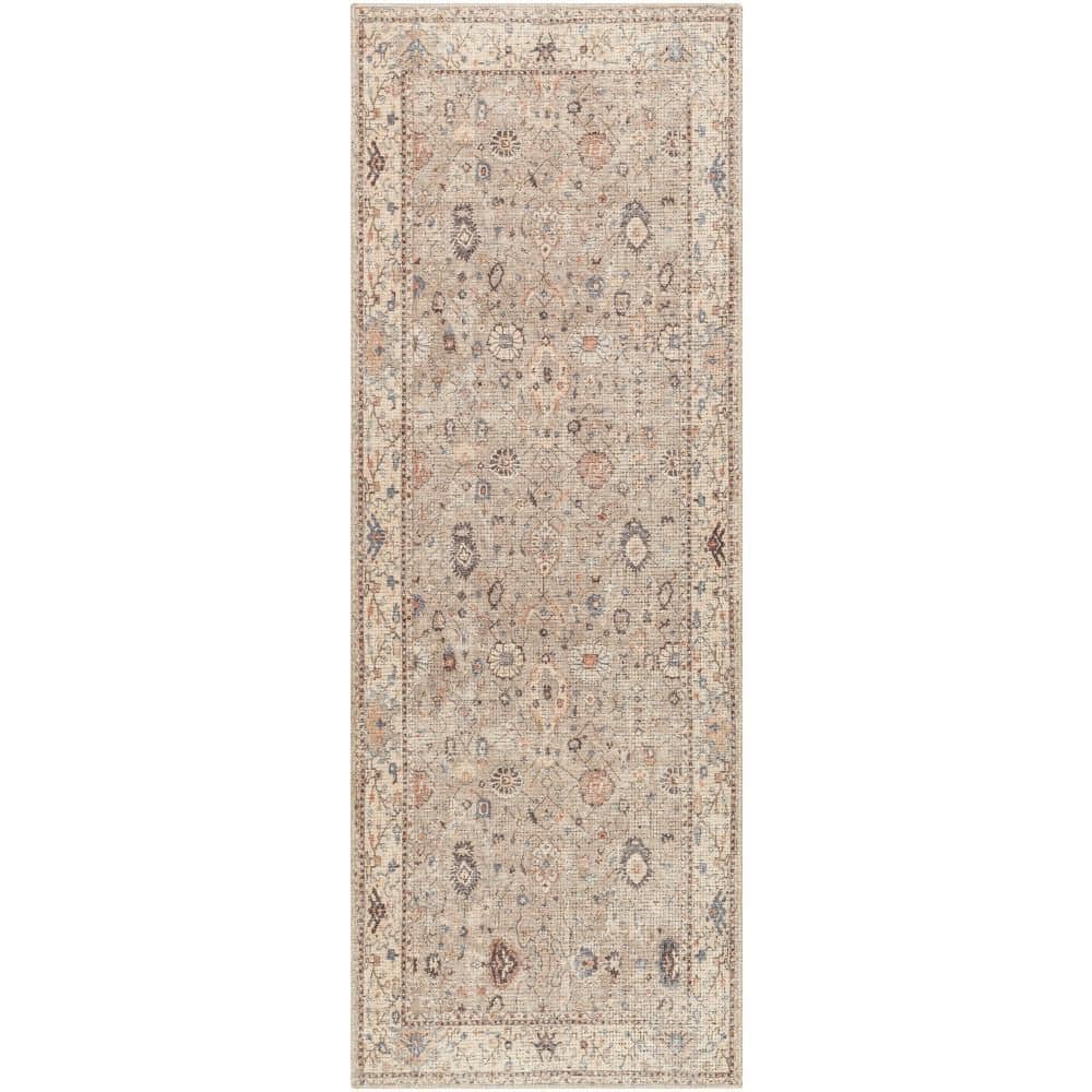 Livabliss Becki Owens Davina Khaki Oriental 3 ft. x 7 ft. Indoor Runner ...