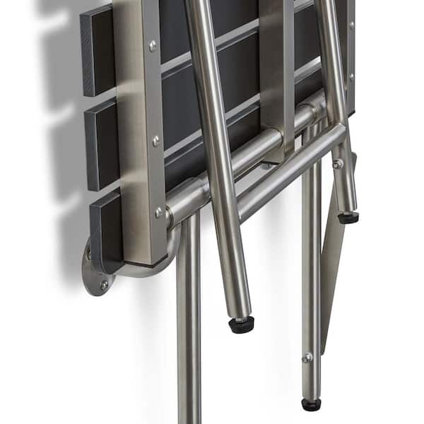 SEACHROME 32 in. x 22.5 in. ADA Wall Mount Folding Transfer Bench