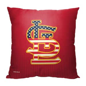 MLB St L Cardinals Celebrate Series Printed Polyester Throw Pillow 18 X 18